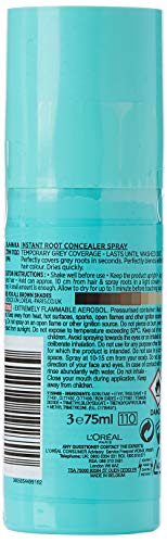 L'ORÉAL L'Oreal Paris Magic Retouch Instant Root Touch Up Hair Dye, 75 ml, Brown, Pack of 3