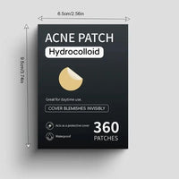 Generic 360 Non-Toxic Acne Patches with Tea Tree Oil and Salicylic Acid - Great for Daytime and Night time Use, Invisible, Waterproof, Suitable for All Skin Types