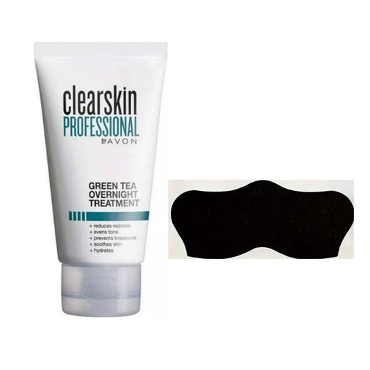 Generic Green Tea Overnight Treatment 5 in 1 with Nose Pore Strip | Skincare Teenagers Acne Bundle