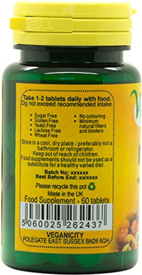 Veganicity MSM 1000mg : High Strength Joint Nutrient : 60 Tablets