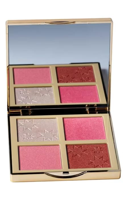 Generic Nō7 | Shimmer Face Palette, 4-in-1 Makeup Set with 2x Blush, 1x Highlighter & 1x Bronzer | Delicate Shimmers & Velvety Mattes That Blend Effortlessly For Intense Colour Payoff | 2.8g Each
