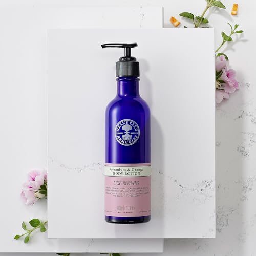 Neal's Yard Remedies Geranium and Orange Body Lotion | Enhance Your Mood - Feel Energised | 200ml