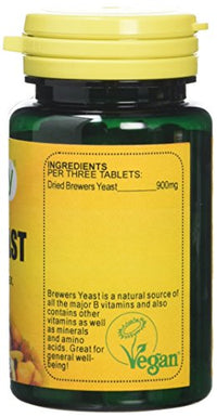 Veganicity Brewers Yeast Energy and General Well Being 300mg Supplement 200 Tablets Pack of 2