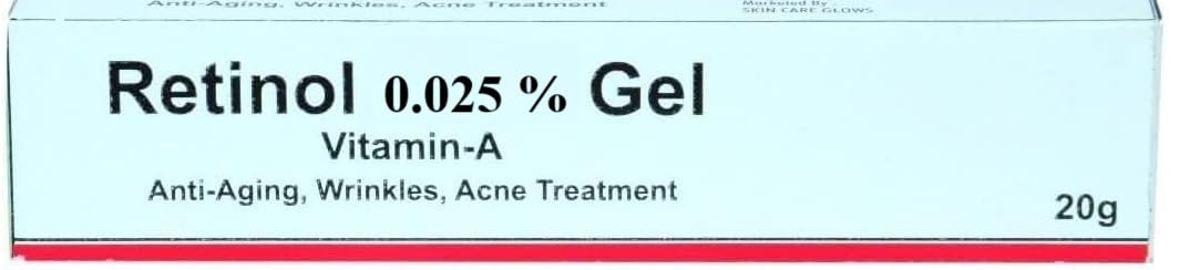 Actitud Retinol Gel 0.025% Vitamin A Repairs Fine Lines & Wrinkles, Scar Treatment, Anti- Aging Formula 20g