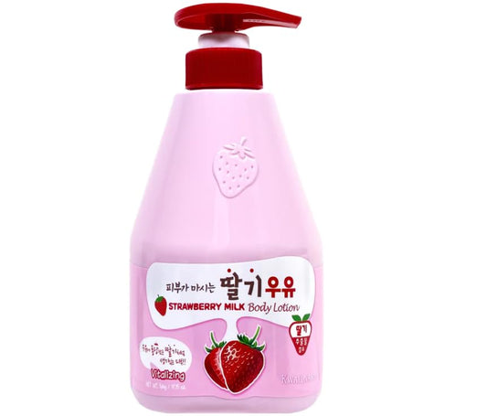 Generic KWAILNARA Strawberry Milk Vitalizing Body Lotion - Long Lasting Hydration 560 g