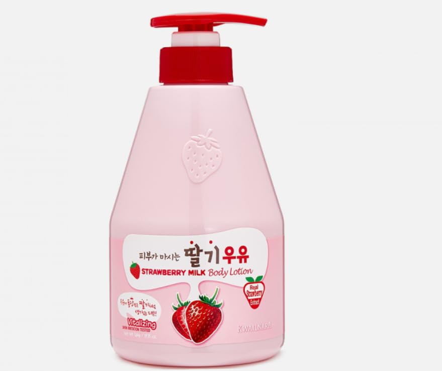 Generic KWAILNARA Strawberry Milk Vitalizing Body Lotion - Long Lasting Hydration 560 g