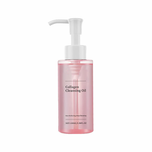 Collagen Cleansing Oil - Natural Facial Oil Cleanser - Oil Cleanser for SPF & Make-Up Removal - Oil C-leanser Korean Improves Texture & O-il Balance- Vegan, Sensitive Skin-Friendly Korean Skincare