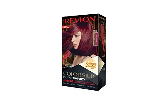 Revlon Colorsilk buttercream™ all in one, luxurious hair colour, number: 36RB red burgundy vivid colour, superior colour, shine, nourishment and coverage