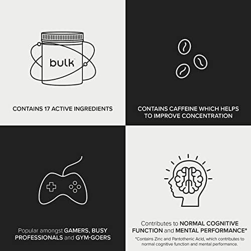 Bulk Complete Nootropic Capsules, Pack of 180, Packaging May Vary