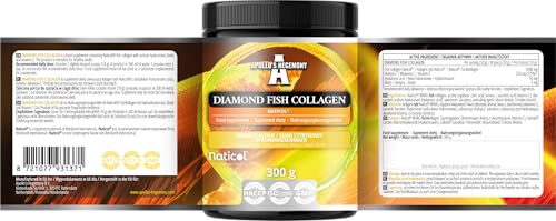APOLLO'S HEGEMONY Diamond Fish Collagen 300g: Premium Fish Collagen 8500 mg Per Serving - 30 Servings - Supports Joint & Skin Health - by Apollo’s Hegemony
