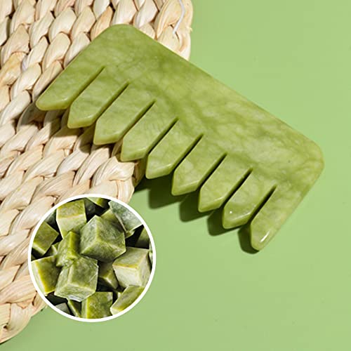 Generic gemshan jade comb Scalp massage (Xiuyu jade*2)