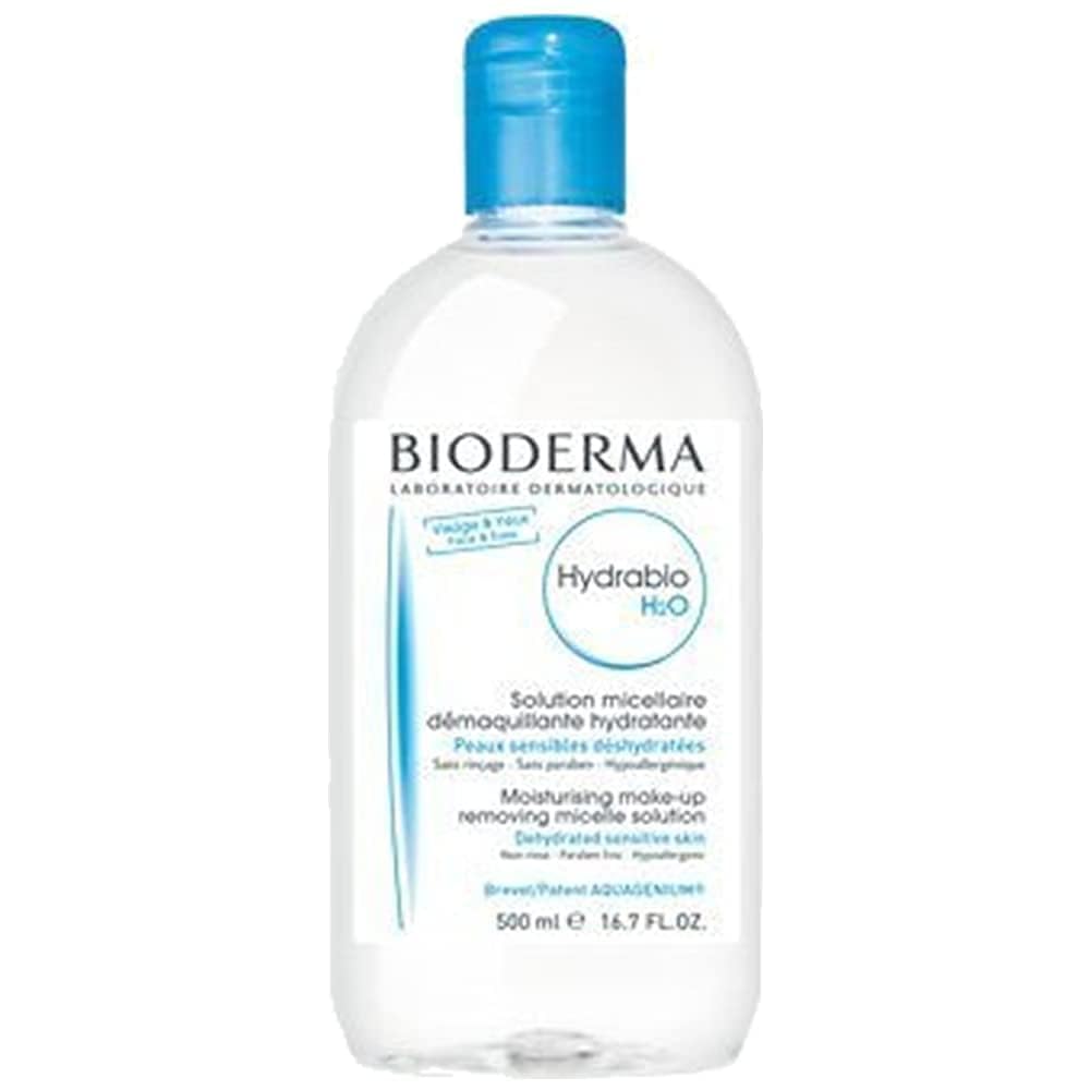 Bioderma Hydrabio H2O Cleansing and Moisturising Micellar Solution for Sensitive Dehydrated Skin 500 ml
