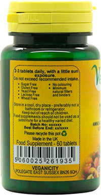 Veganicity Tyro Tan Healthy Tanning Supplement - 60 Tablets
