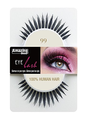 Amazing Shine Human Hair Eyelash 99