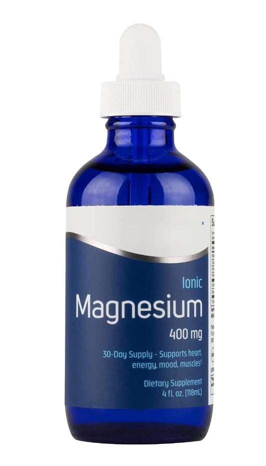 Generic Minerals Ionic Magnesium & Sodium, 400mg, Non-GMO, Gluten-Free, Unflavored 118 ml