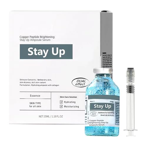 ThamGlow Hyaluronic Acid Microneedling Serum for Face, Gentle Anti Aging Ampoule Moisturizing & Nourishing Facial Skin