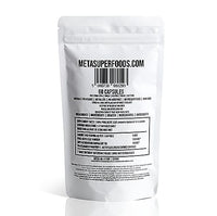 MetaSuperfoods Olive Leaf | 60 Capsules | Super Strength | OLEUROPEIN 40% | (1000mg per Capsule Equivalent to 10,000mg) | Vegan | NO FILLERS NO Binders | Non GMO | Made in UK 100% Olive Leaf (60)