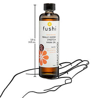 Fushi Really Good Stretch Mark Oil 100ml | Best for Stretch Marks, Scars, Dehydrated Skin & Uneven Skin Tone | Unfragranced Natural Formulation | Triple Strength Indian Tulsi |Ethical & Vegan