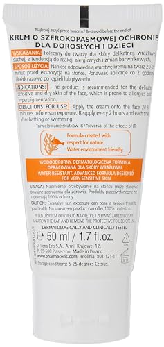 Pharmaceris S Spectrum Protect Broad Spectrum Sun Protection Cream SPF50+ 50ml