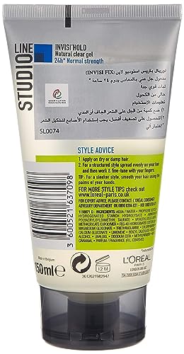L'Oreal Paris L'Oreal Studio Line Control Invisible Hold Normal Gel 150ml