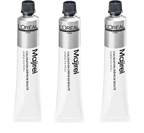 3 x Loreal Majirel cream haircolor 3 dark brown