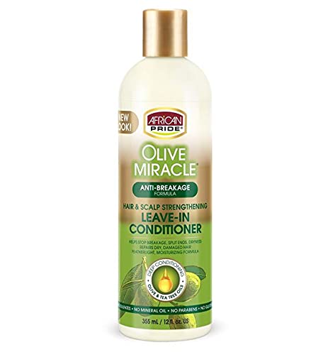 African Pride Olive Miracle Anti-Breakage Leave-In Conditioner 355 ml/12 oz