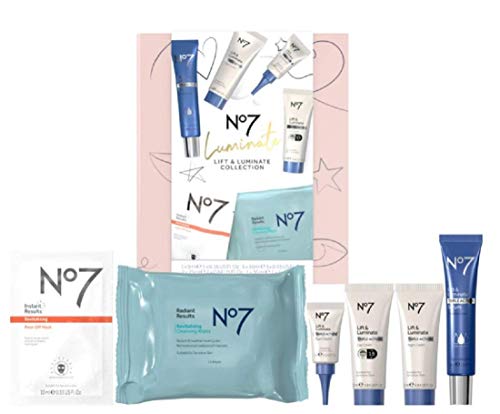 No7 The Best Of Lift & Luminate Collection Day/Night/Eye Cream Serum Mask Cleansing Water
