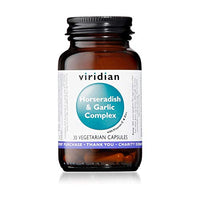 Viridian Horseradish & Garlic Complex - Vitamin C & Zinc - 30 Vegicaps