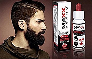 MAXX Beard - #1 Patchy Facial Hair Solution - The Natural Solution for Maximum Growth & Beard Volume - 2 Month Supply