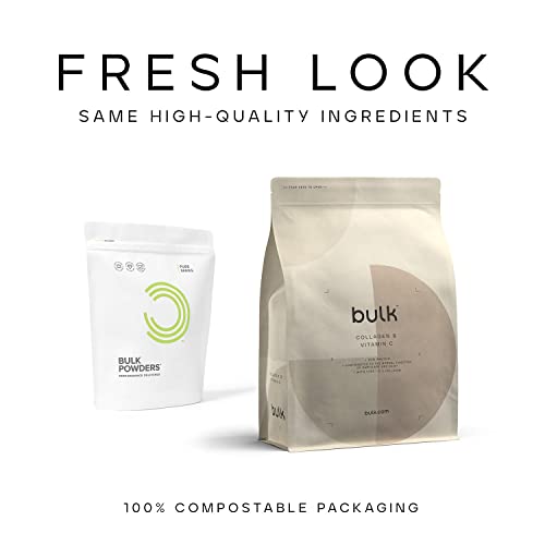 Bulk Collagen and Vitamin C Powder, Apple, 500 g