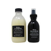 Bundle - 2 Items : Davines Essential Haircare OI Shampoo - Absolute Beautifying Shampoo, 280ml & Davines OI/ALL IN ONE MILK