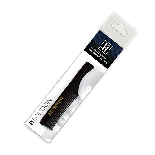 1541 London Pocket Moustache Comb - Black (BC4)