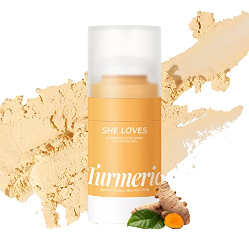 TBeautfave Turmeric Clay Mask with Brush, Turmeric Clay Face Mask, Turmeric Mask Stick, Clay Mask for Pores Deep Cleanse, Reduce Acne Dark Spots & Pores, Cleaning Mask Stick