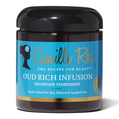 Generic MCamille Rose Oud Rich Infusion Moisture Treatment, for Dry Lifeless Tangled Hair, Detangles and Hydrates Scalp & Hair, 8 fl oz