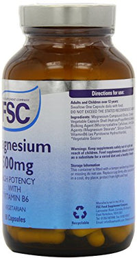 FSC 500mg Magnesium 90 Capsules