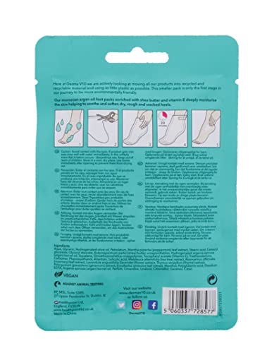 Derma V10 DERMA V10 ARGAN OIL FOOT PACK
