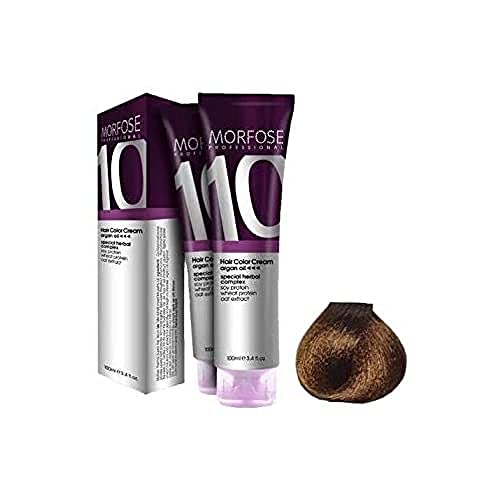 MORFOSE Morfose 10 Professional Hair Colour Cream 100 ml, No. 8.74 Mocha Brown