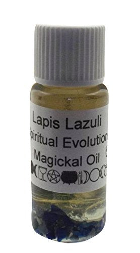 Angelleesa | Lapis Lazuli Gemstone Infused Magickal Incense Oil