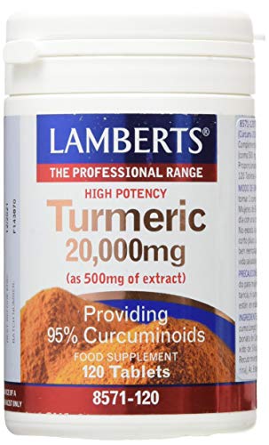 Lamberts High Potency Turmeric 20000mg 120 Tablets