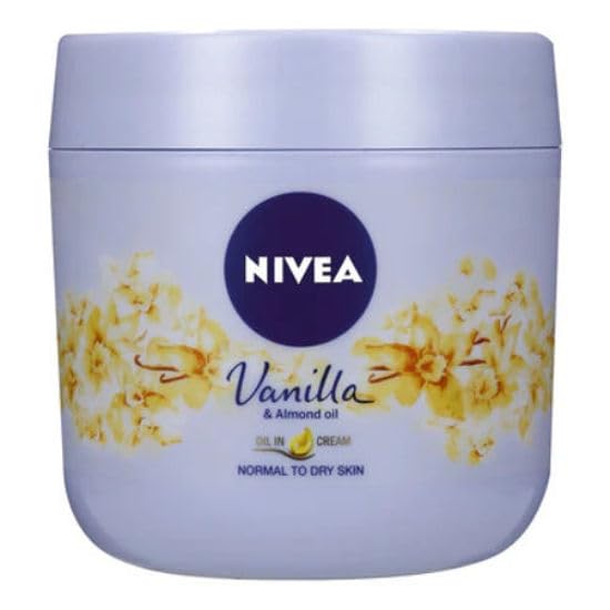 Nivea Vanilla & Almond Oil Moisturising Body Cream, 400 ml