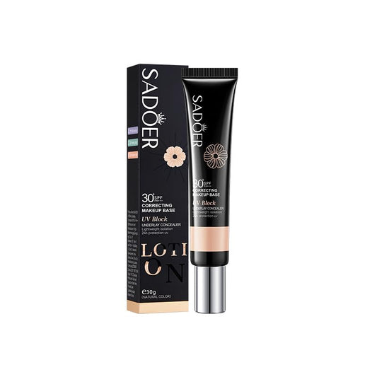 MrCuvaryas Face Primer, SPF 30+, PA+++, Makeup Pore Filler Primer, Skin Perfecting Primer, Oil-control Long Lasting Makeup Foundation Primer(Natural)