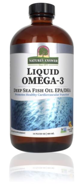 Generic Liquid Omega 3, Great Tasting Orange, 480 ML