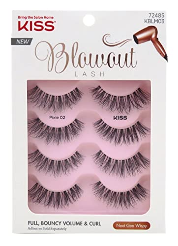 KISS Blowout Lash Multipack - Pixie (4 Pairs) KBLM03