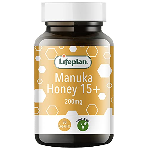 Lifeplan Manuka Honey 16+ 200mg 30 Caps (Pack of 3)