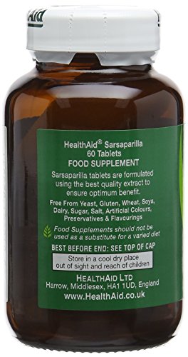 HealthAid Sarsaparilla 560mg 60 Tablets