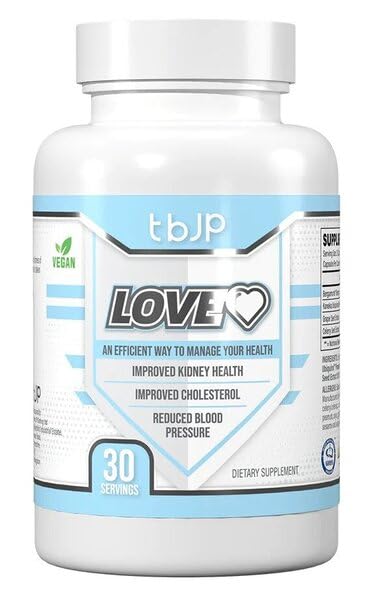 tbJP Trained by JP Love Heart - 60 caps
