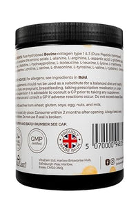 VitaZam Vitazam Fine Diamond Bovine Collagen Powder - Hydrolyzed Type 1 & 3 Collagen Powder Protein Supplement for Healthy Skin, Nails, Bones & Joints - Easy Mixing Vital Nutrients & Proteins