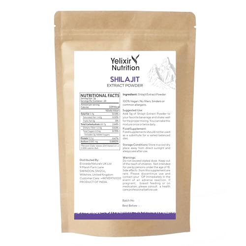 Yelixir Nutrition Shilajit Extract Powder 100 Grams