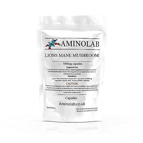 Generic Aminolab - Lions Mane Mushroom 5000mg 240 Capsules