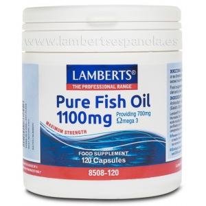 Lamberts-Pure Fish Oil 1100mg Lamberts, 120cpsulas